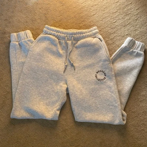 ASOS Weekend Collective oversized sweatpants gray marl - Picture 4 of 8